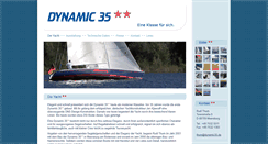 Desktop Screenshot of dynamic35.de